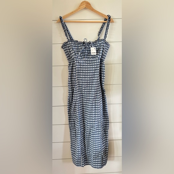 Free People Lucinda Printed Midi Dress NWT - Picture 5 of 7